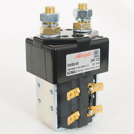 Albright Sw80-65 125A ノーマルオープン相当単極 DC コンタクタ 24V DC